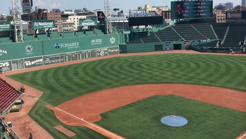 fenway park aerial view